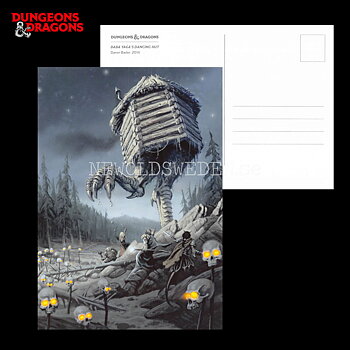 BABA YAGA´S DANCING HUT 2014 - Postcard - Daren Bader - D&D - 299