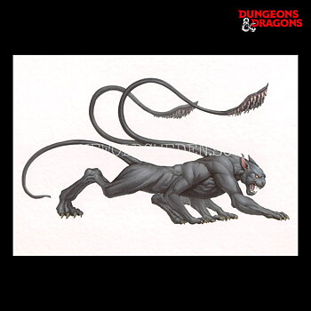DISPLACER BEAST 2014 - Postcard - Conceptopolis - D&D - 299