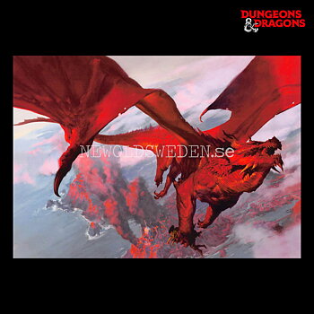 RED DRAGON OVER NEVERWINTER 2014 - Postcard - Tyler Jacobson - D&D - 299