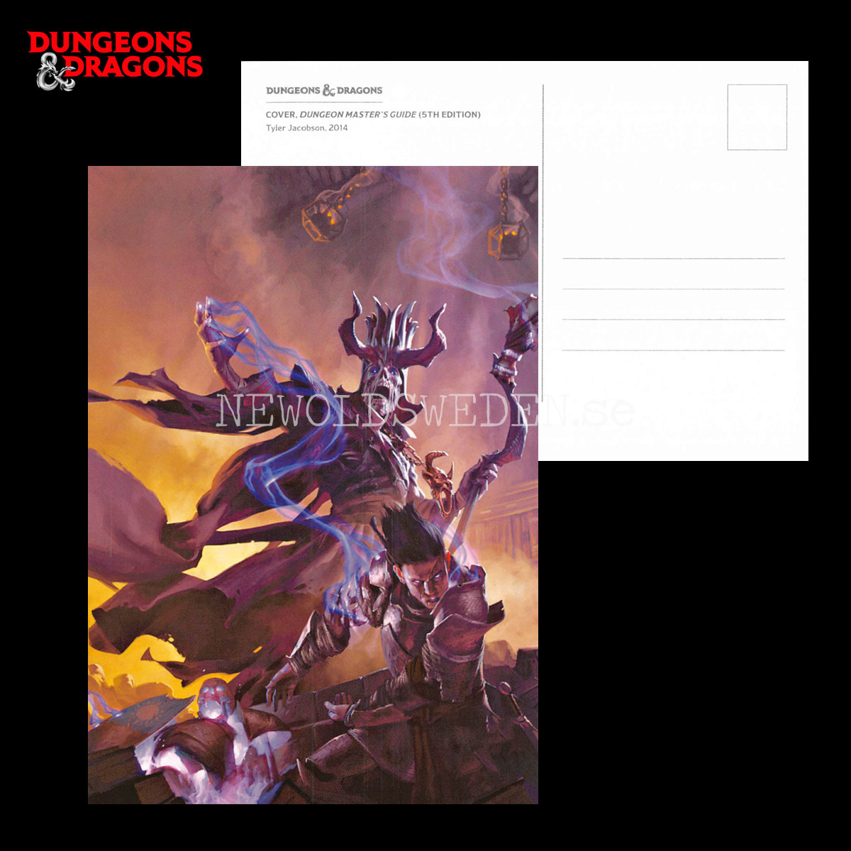 COVER - DUNGEON MASTER´S GUIDE 5TH EDITION 2014 - Postcard - Tyler Jacobson - D&D - 299 - 2