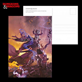 COVER - DUNGEON MASTER´S GUIDE 5TH EDITION 2014 - Postcard - Tyler Jacobson - D&D - 299