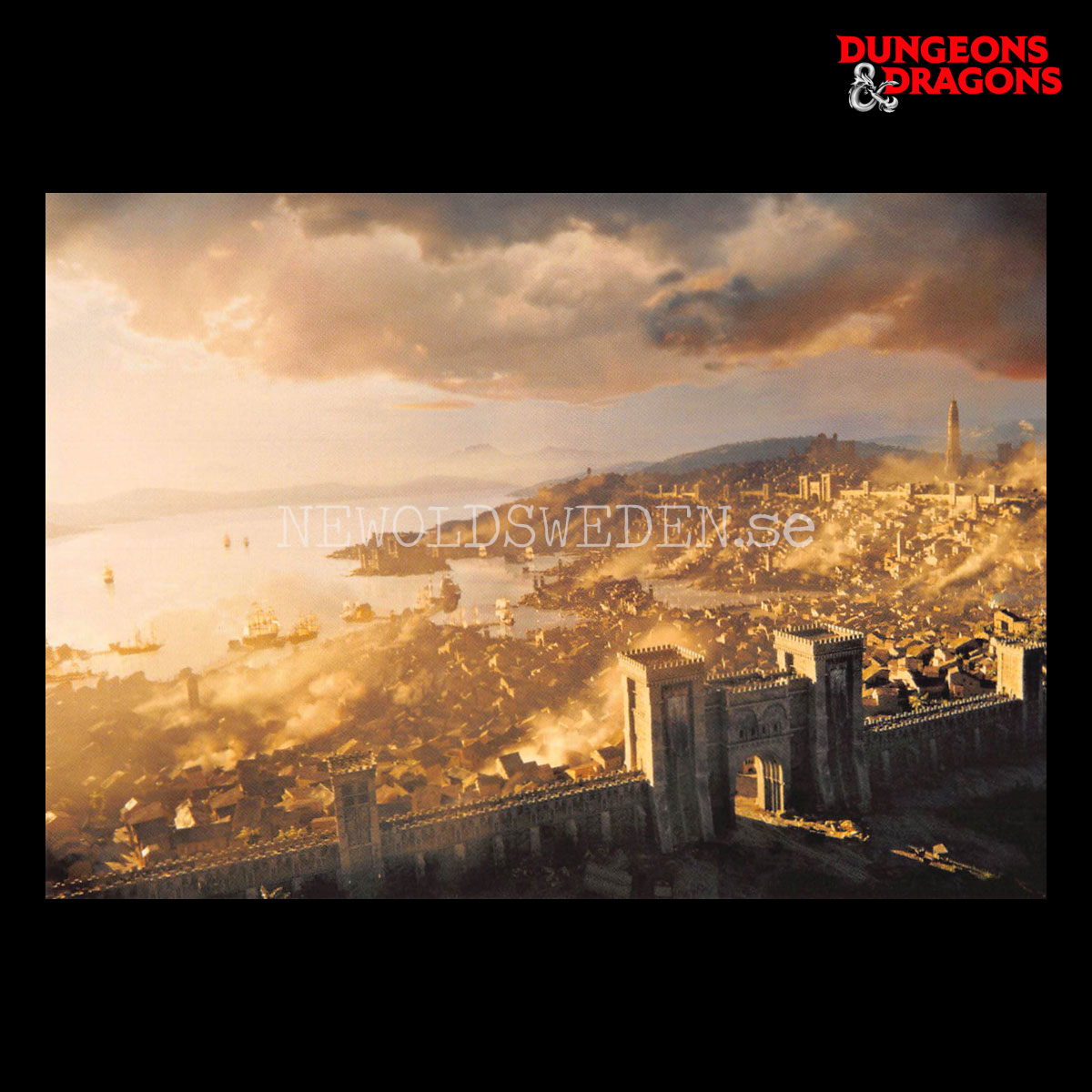 BALDUR´S GATE CITYSCAPE 2019 - Postcard - Larian Studios - D&D - 299