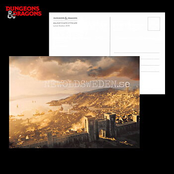BALDUR´S GATE CITYSCAPE 2019 - Postcard - Larian Studios - D&D - 299