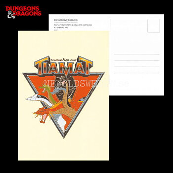 TIAMAT D&D CARTOON 2020 - Postcard - Marketing Art - D&D - 299