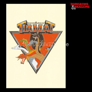 TIAMAT D&D CARTOON 2020 - Postcard - Marketing Art - D&D - 299