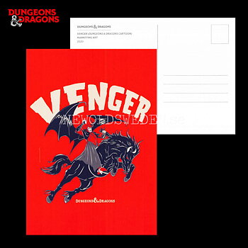 VENGER D&D CARTOON 2020 - Postcard - Marketing Art - D&D - 299