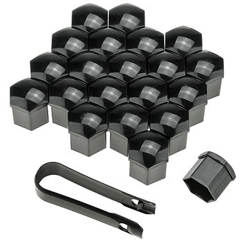 Hjulmutterskydd svart 17MM