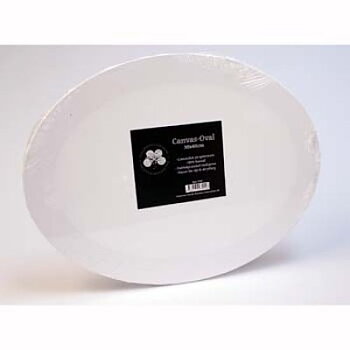 Canvasduk oval 30x40