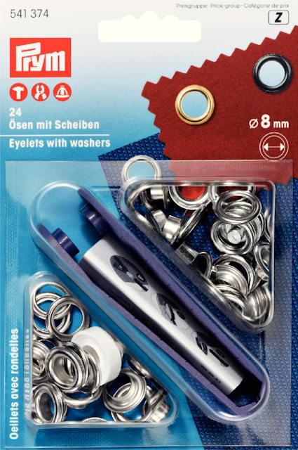 Öljetter 8 mm silver