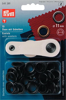 Öljetter11 mm svart
