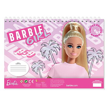Barbie Målarbok Med Klistermärken