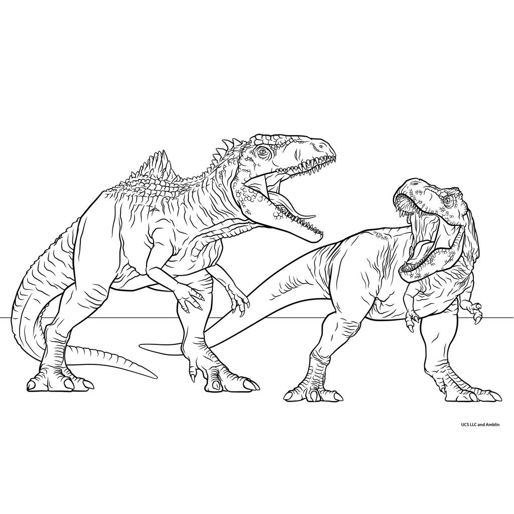 Dinosaurie Målarbok Med Klistermärken BF - 4