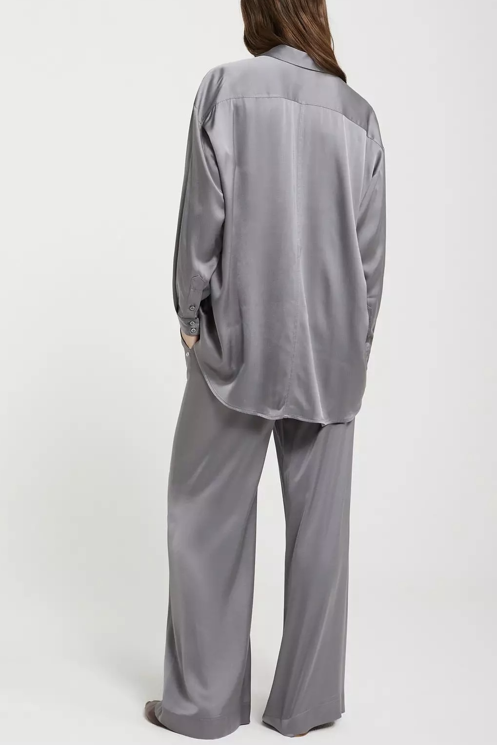 OttodÁme -  Pantalone In Viscosa Grey - 2