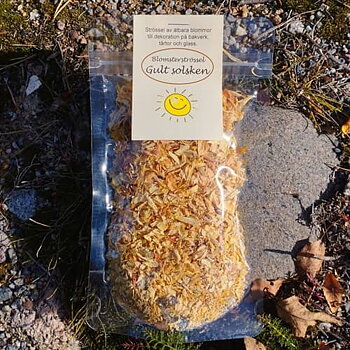Blomsterströssel Gul, 10/kart