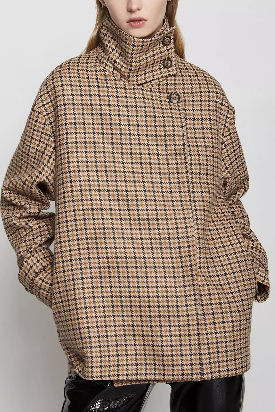 OttodÁme -  Giacca Midi Tartan Jacket