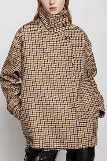 OttodÁme -  Giacca Midi Tartan Jacket