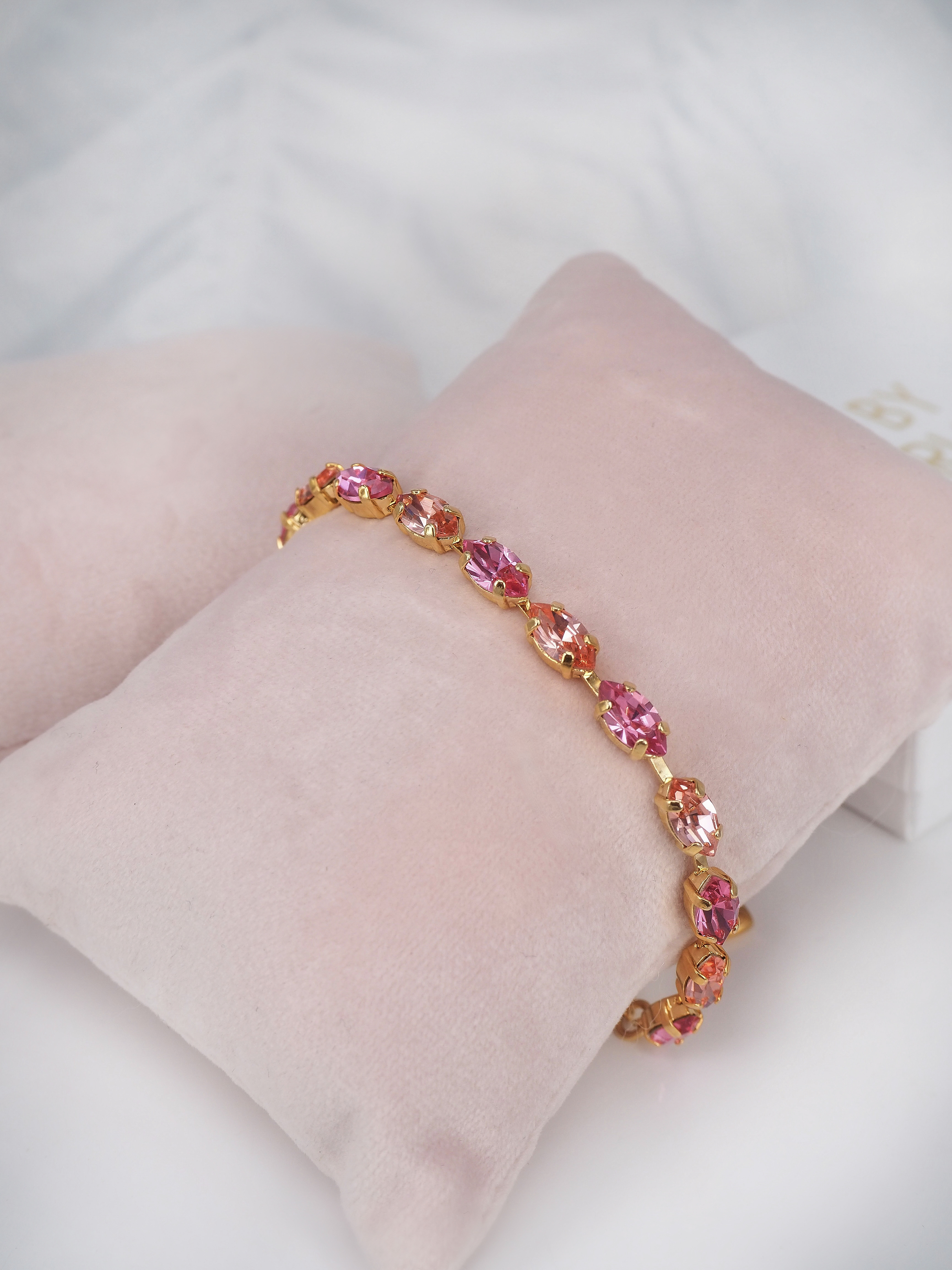 Bracelet Hannah Rose / Rose Peach Gold