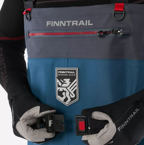 Vadarbyxa Finntrail Aquamaster Blå - 3