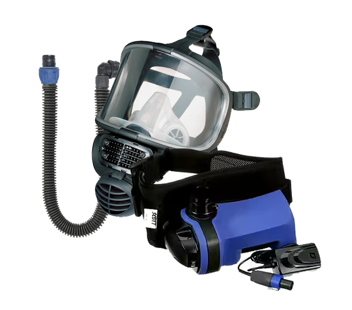 3M PF-619E+ Fläkt Startkit komplett med motor, slang & mask