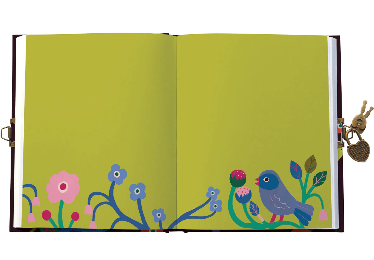 Birdsong Lockable Notebook - 5