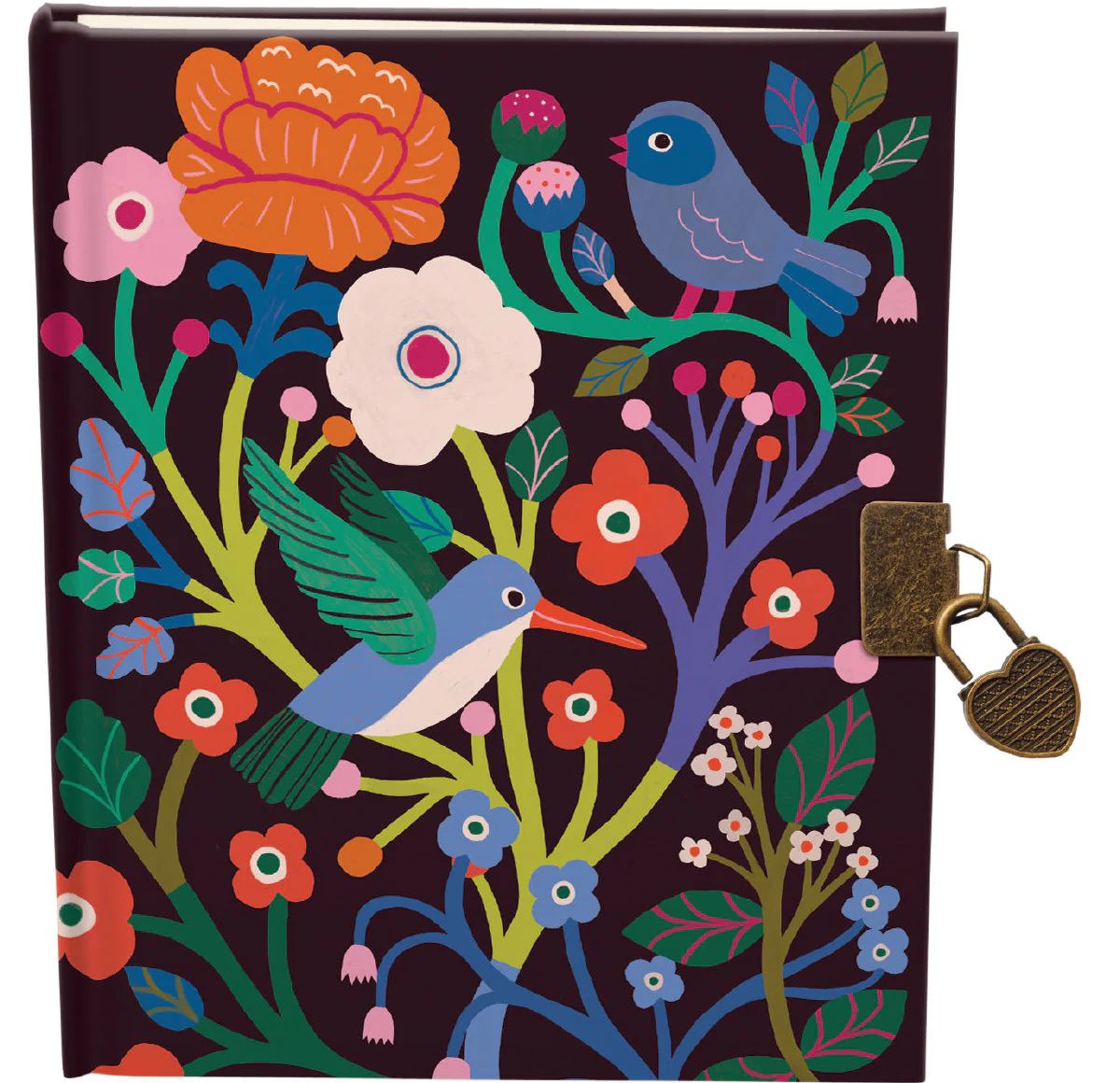 Birdsong Lockable Notebook - 2