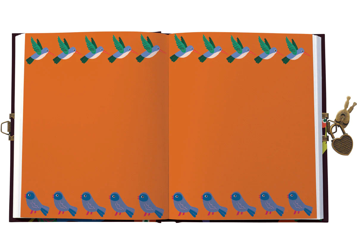 Birdsong Lockable Notebook - 3