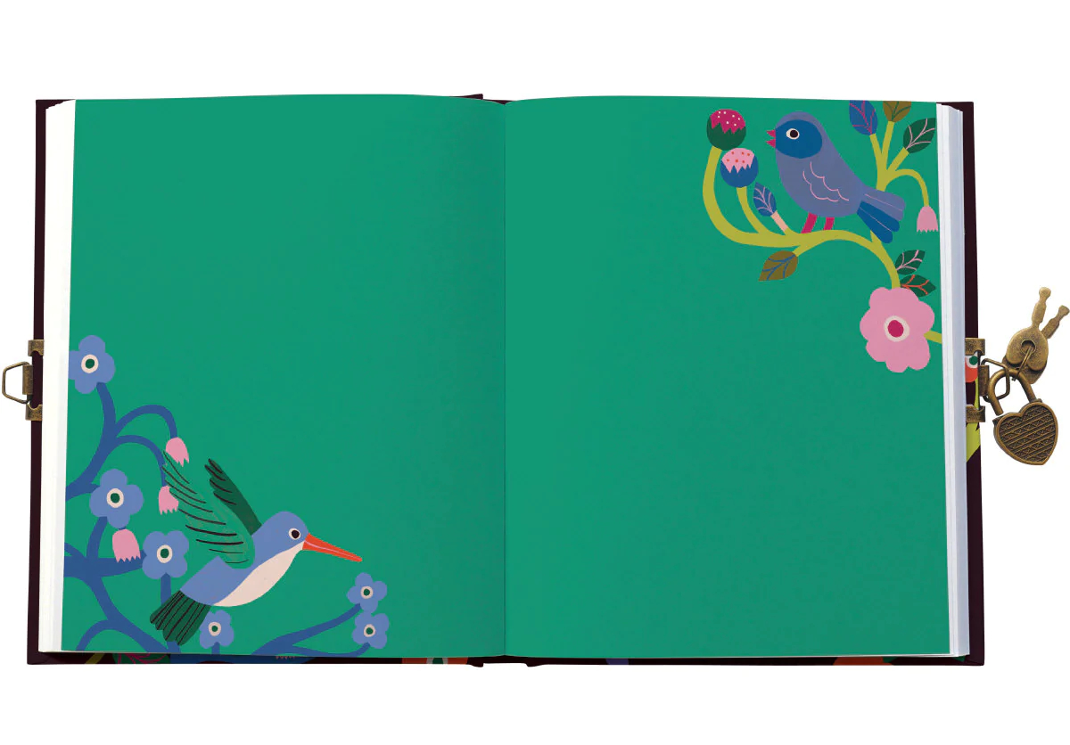 Birdsong Lockable Notebook - 6