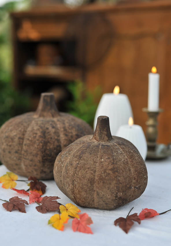 Pumpkin - Rust - Large - Metal - 21x17 cm - 2