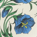Esteri Tomula (Botanica 1982) Peach-Leaved Bellflower Wall Plaque 13 cm (2)