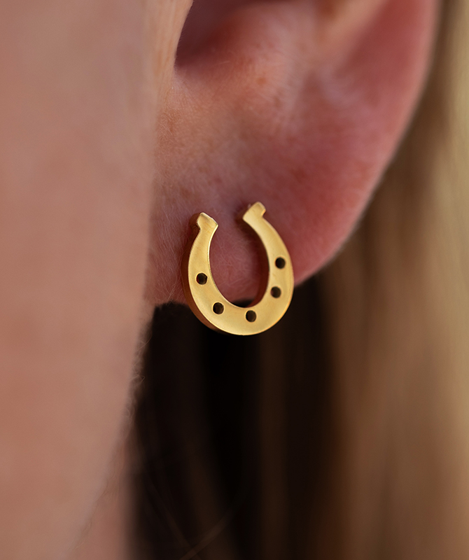 Earring Horseshoe Stainless steel - 3