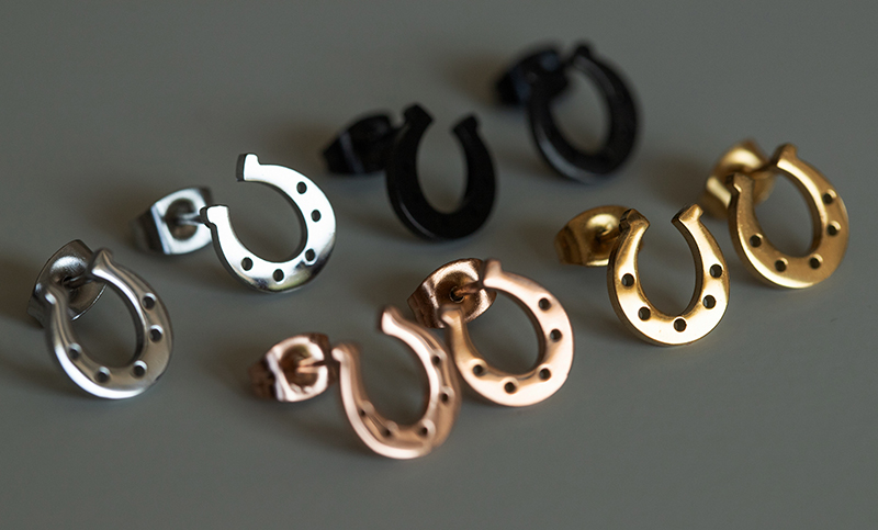 Earring Horseshoe Stainless steel - 2