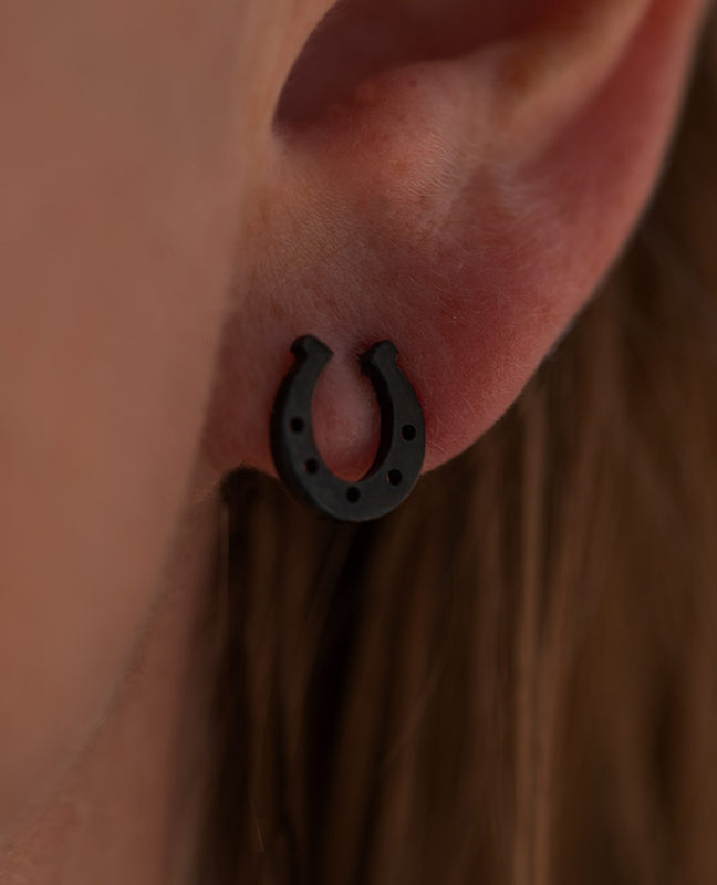 Earring Horseshoe Stainless steel - 5