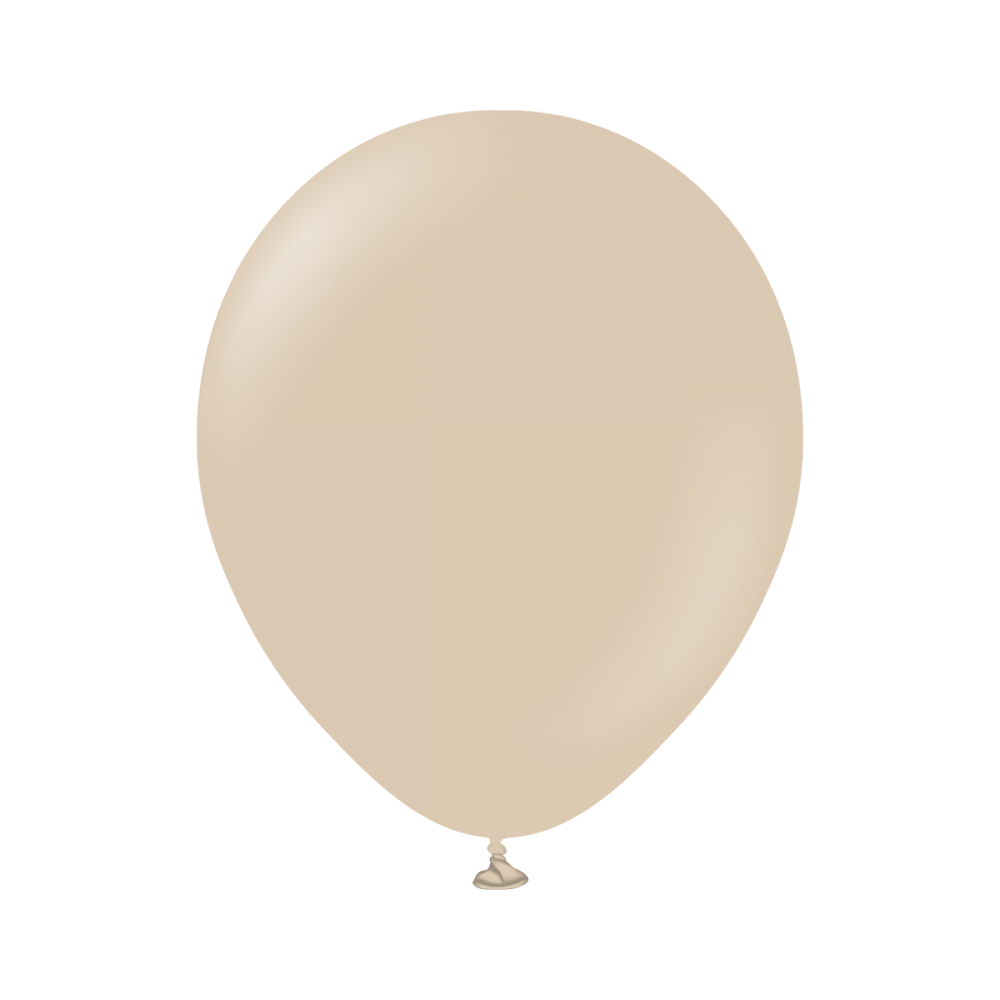 Premium Mellanstora Ballonger Hazelnut