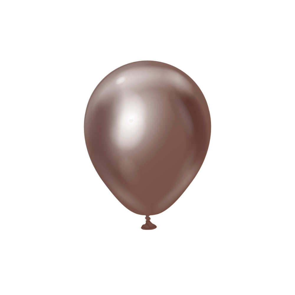 Premium Miniballonger Chrome Chocolate