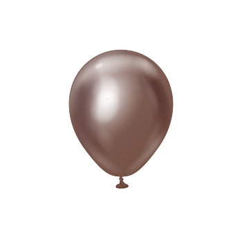 Premium Miniballonger Chrome Chocolate