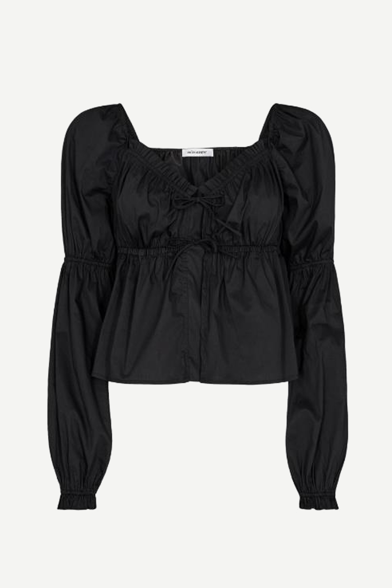 Co'couture Annah tie blouse black