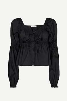 Co'couture Annah tie blouse black