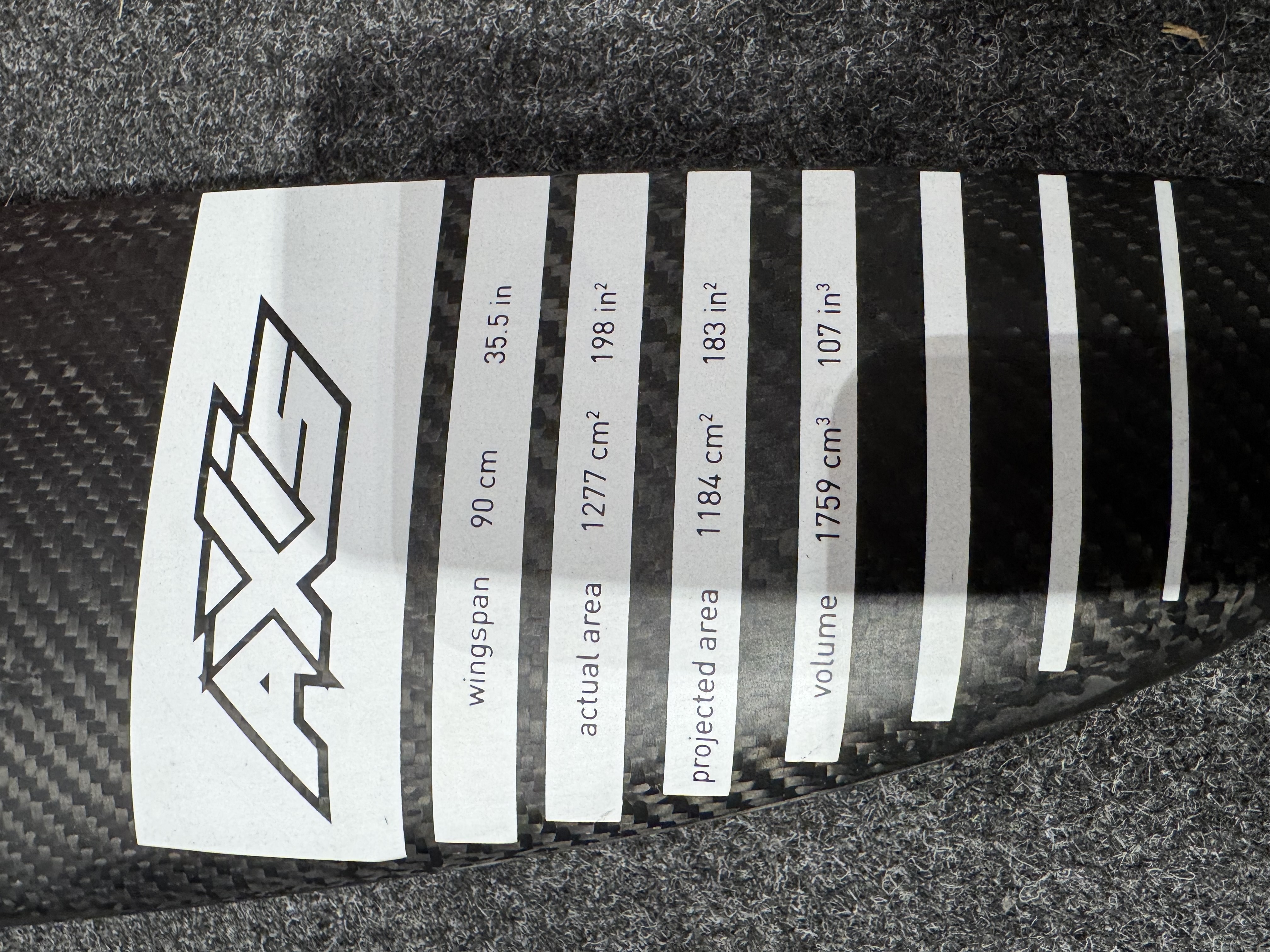 Begagnad foil komplett Axis windsurf  - 2