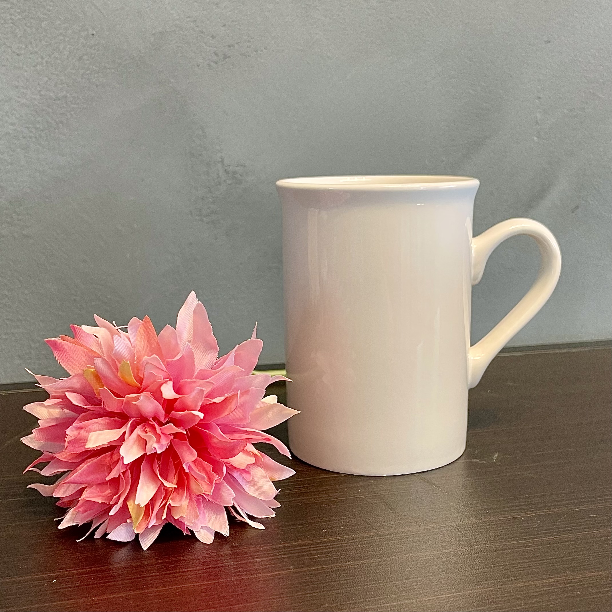 Mugg vit 10x7cm