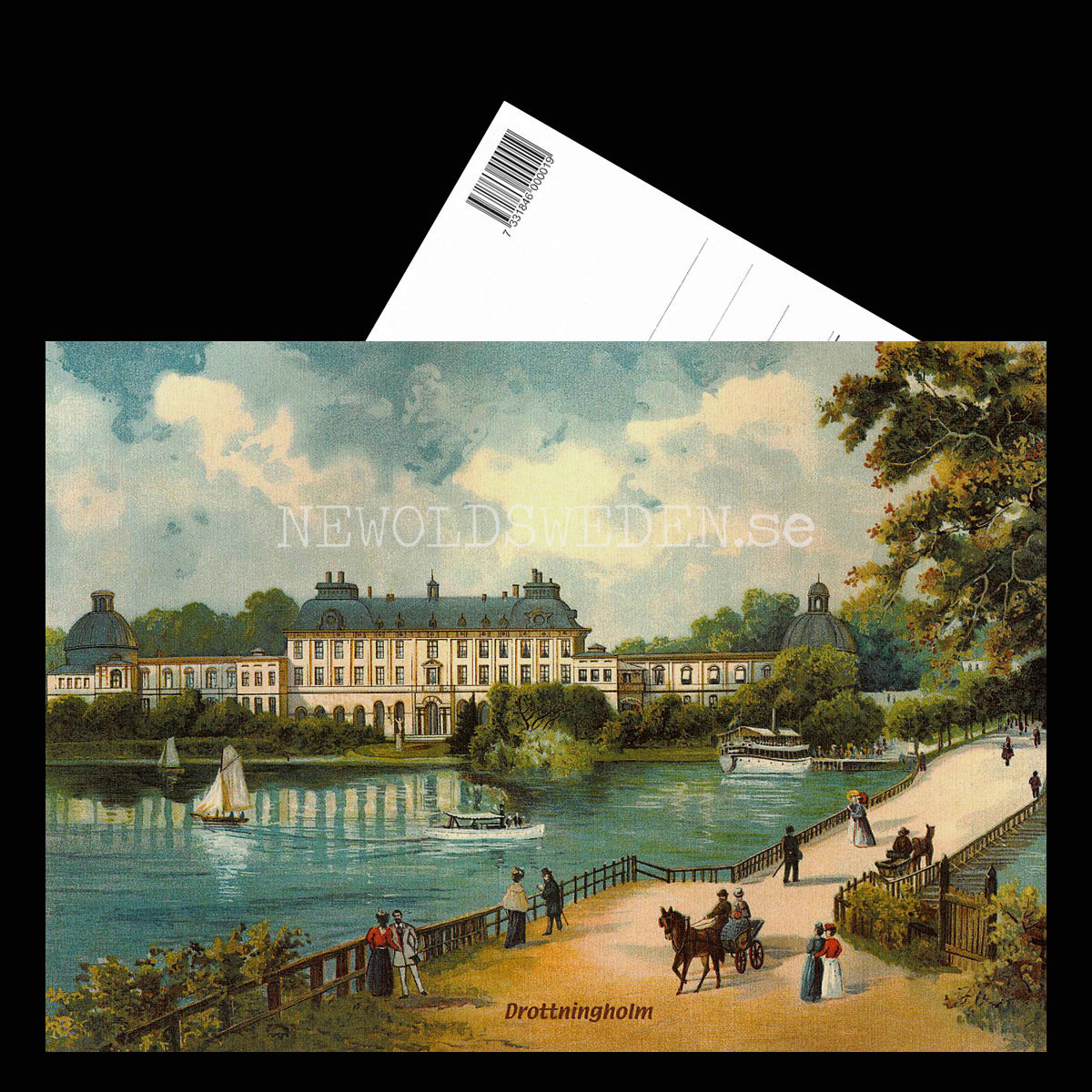 Drottningholm - Vykort A5 - 3