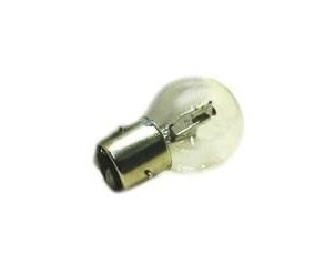 6v BA21D white bulb headlight 25W/25W