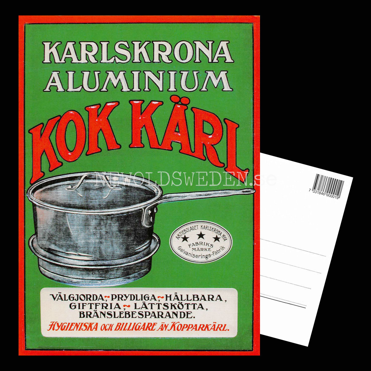 KARLSKRONA ALUMINIUM - KOK KÄRL - Vykort A5 - 3