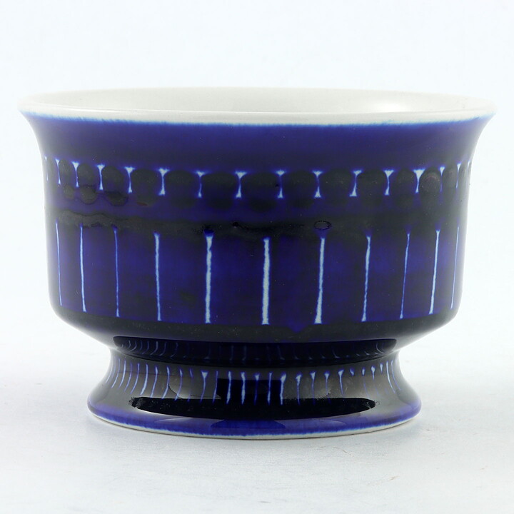 ウラ・プロコッペ  Valenciaシリーズ  青い装飾のボウル  10cm  1960年