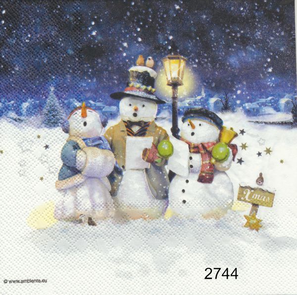 Snögubbar sjunger