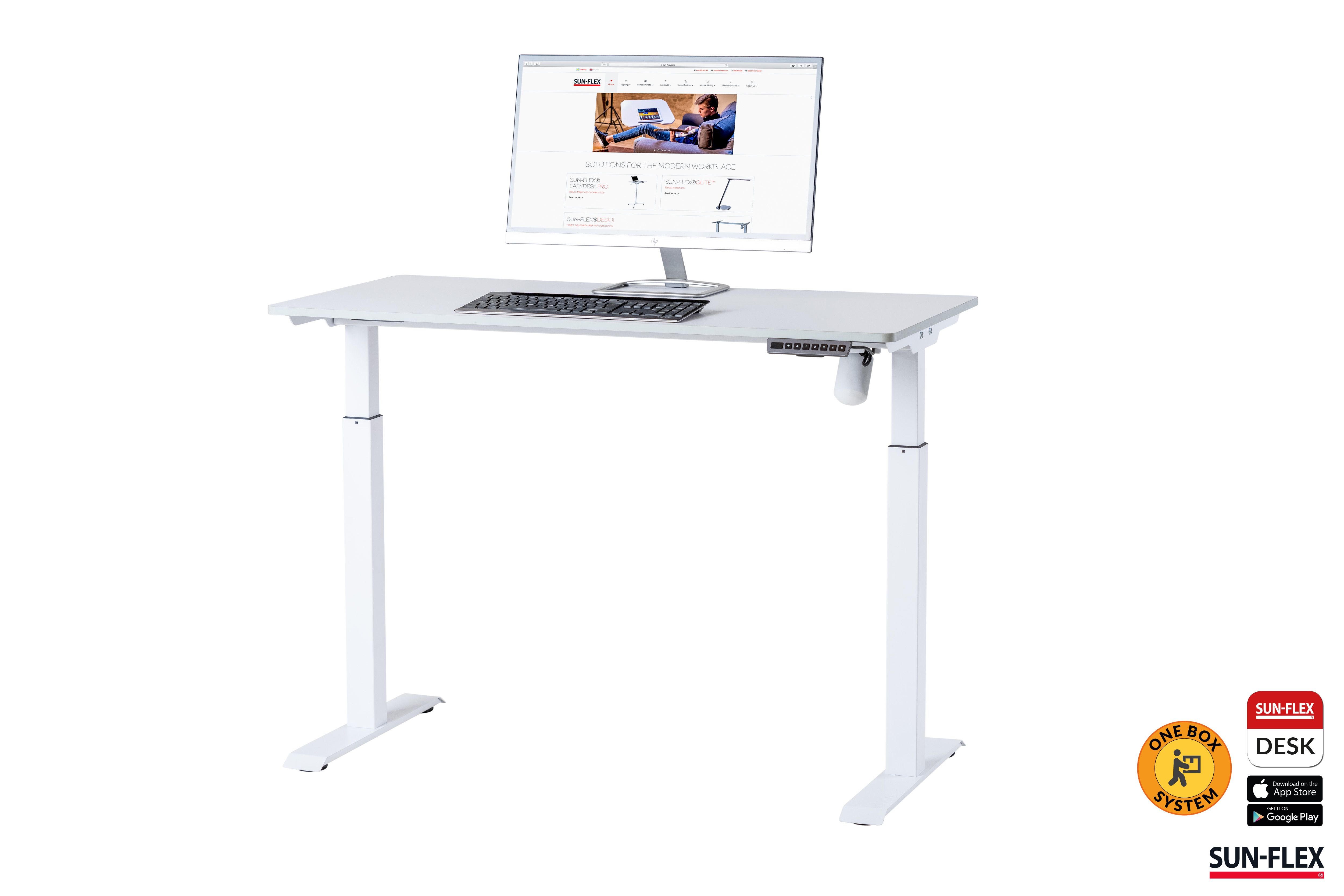 EASYDESK ELITE. Komplett skrivbord Höj/Sänkbart, EL - 2