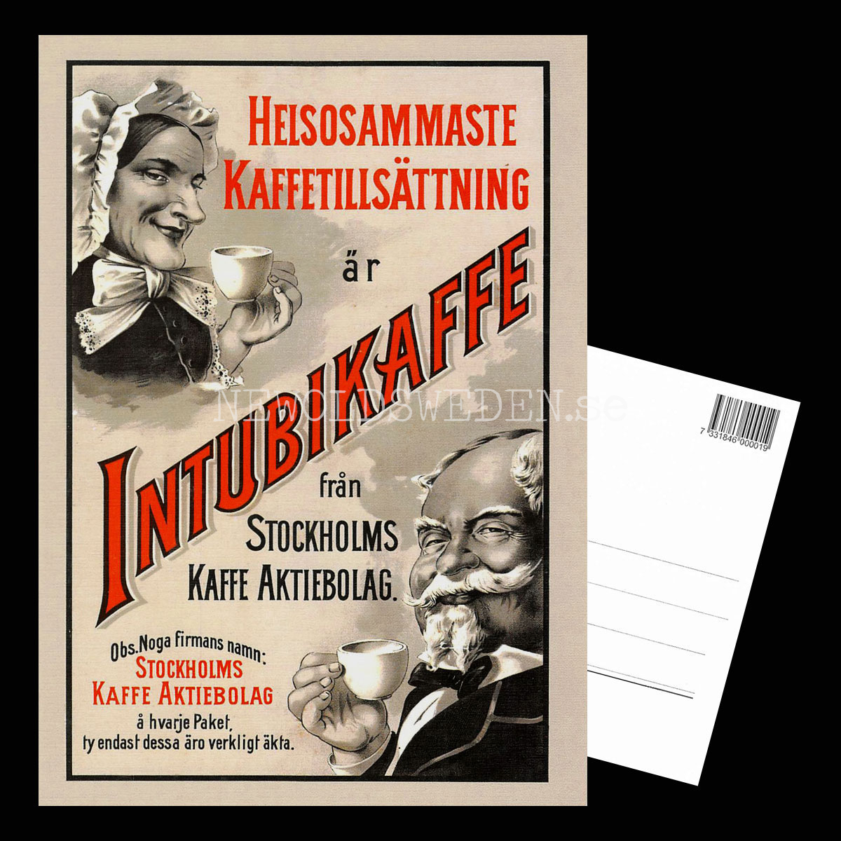 STOCKHOLMS KAFFE AB - INTUBIKAFFE från STOCKHOLMS KAFFE AB - Vykort A5 - 3