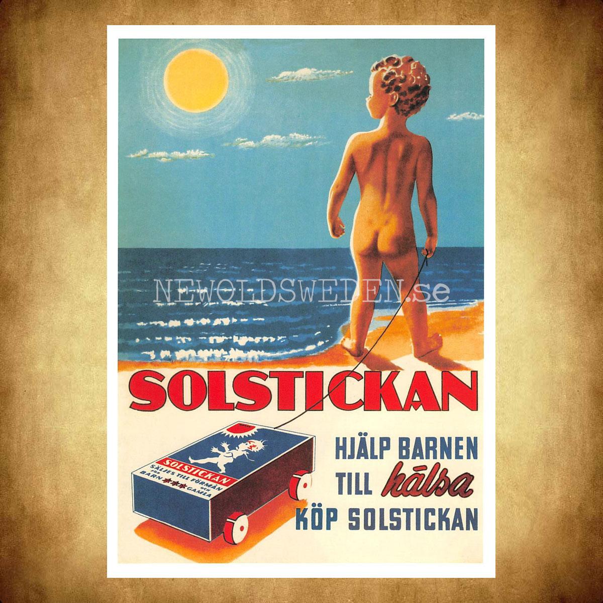 SOLSTICKAN - Vykort A5 - 2