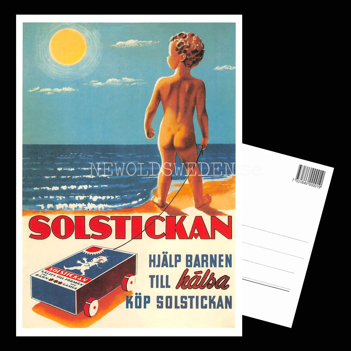 SOLSTICKAN - Vykort A5 - 3