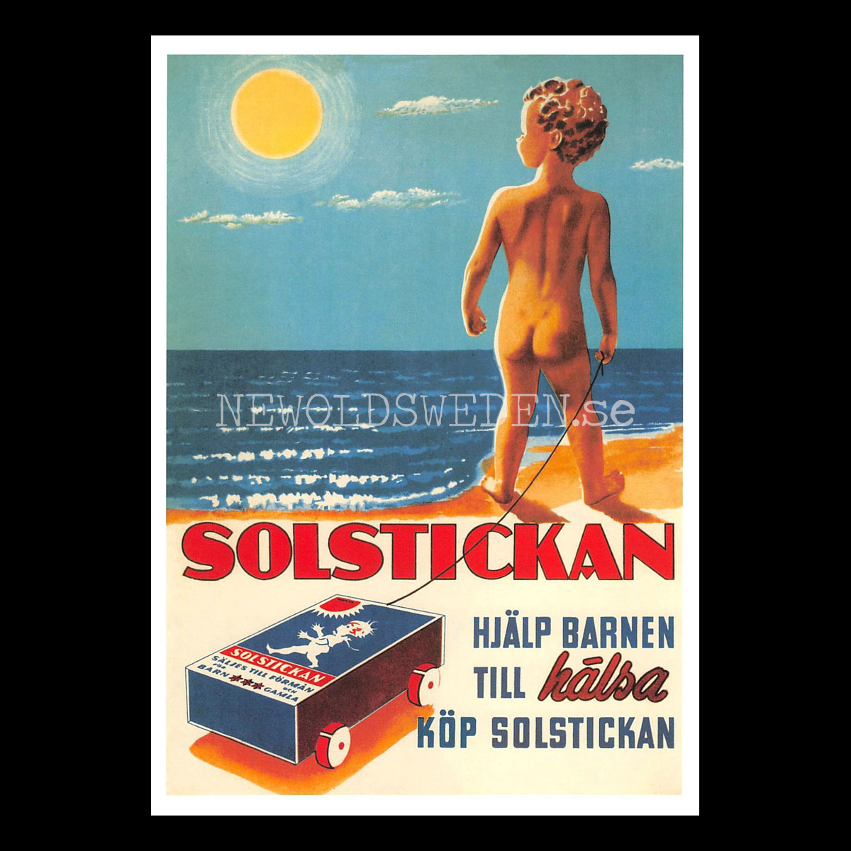 SOLSTICKAN - Vykort A5