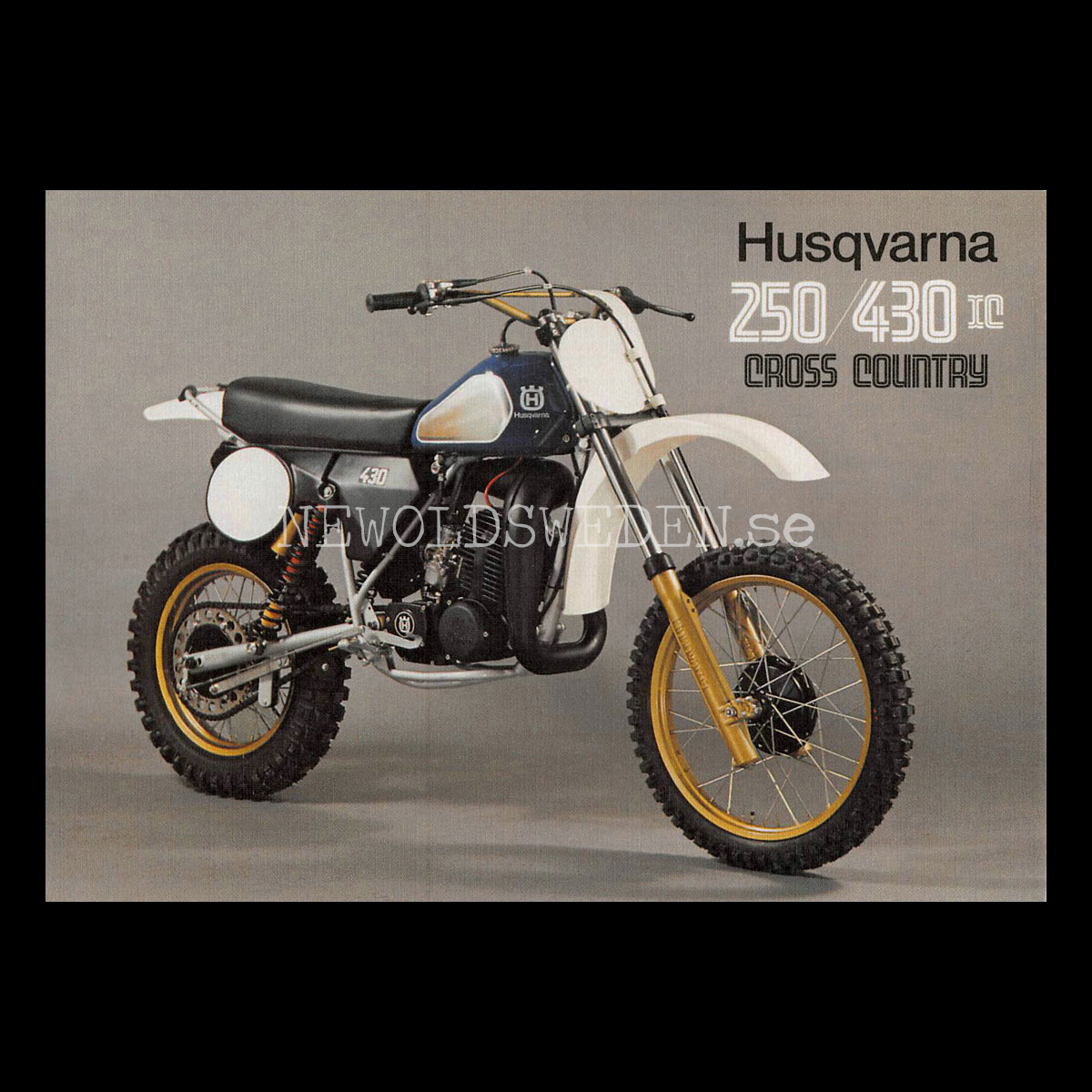 HUSQVARNA 250/430 IC CROSS COUNTRY - Vykort A5